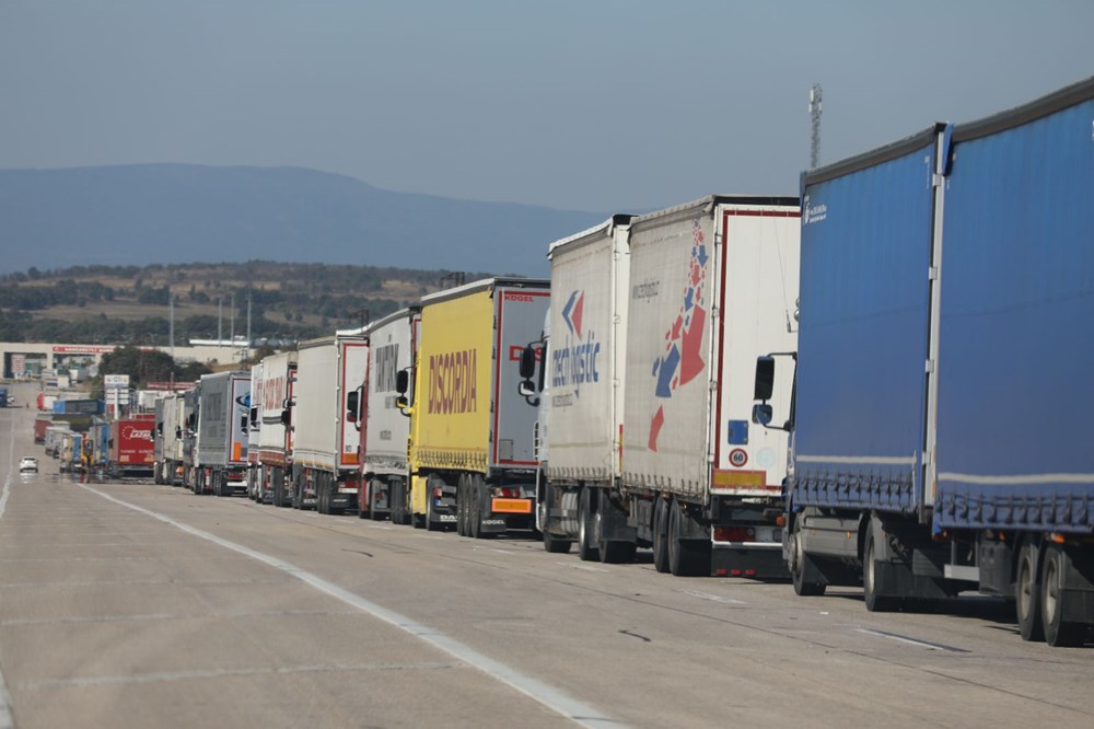 Sınırda 20 kilometrelik TIR kuyruğu - 6