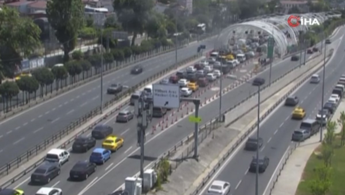 Avrasya Tüneli'nde korkutan yangın