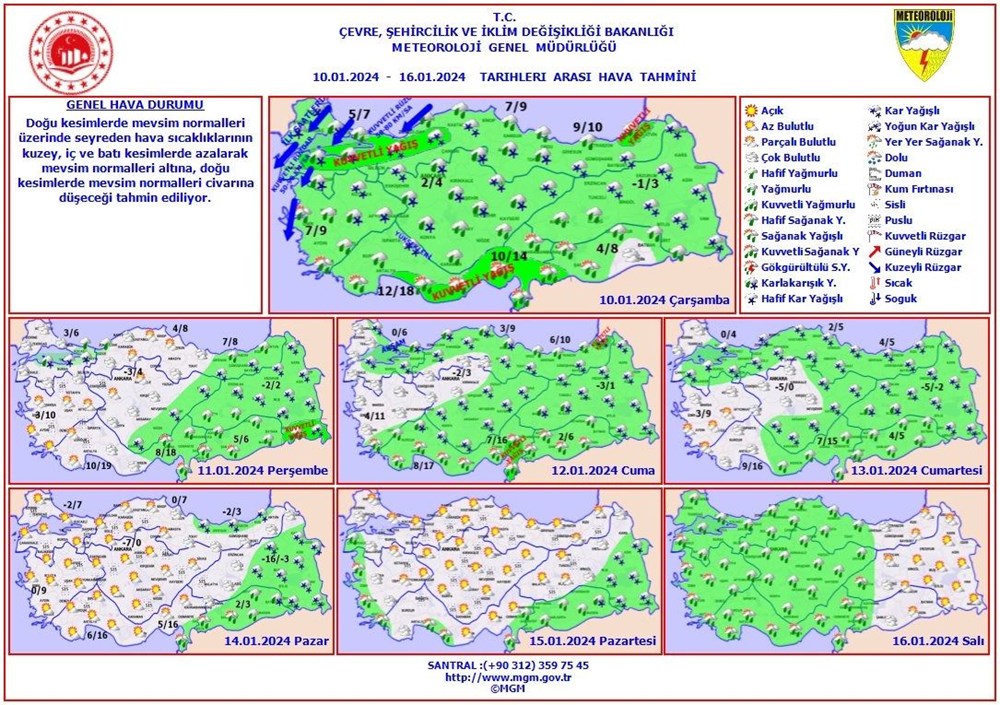 Meteoroloji'den 8 il için kuvvetli kar uyarısı (İstanbul'a ne zaman kar yağacak?) - 5