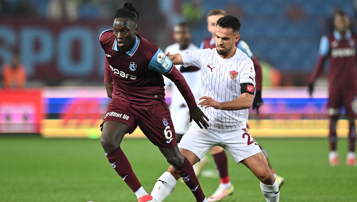 Trabzonspor, evinde Hatayspor'a 2-1 mağlup oldu