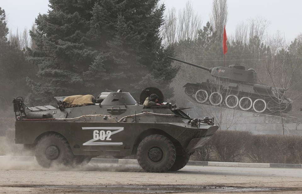 Rus askeri araçlarında gizemli işaretler - 1