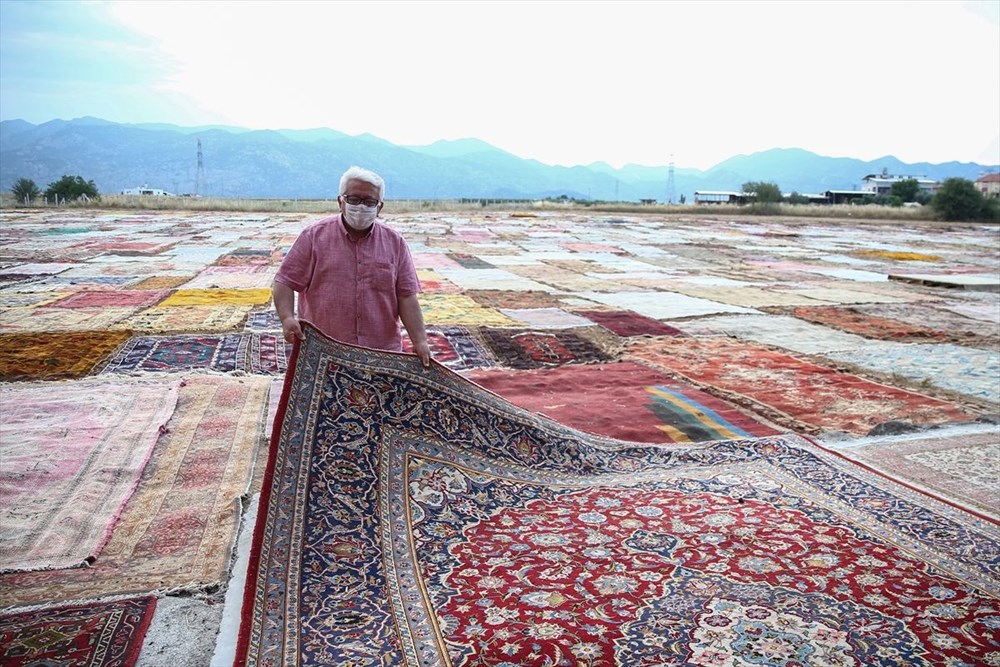 Antalya'nın rengarenk halı tarlaları - 8
