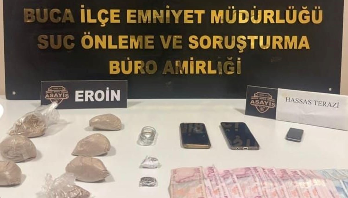 İzmir'de uyuşturucu operasyonunda 1 kişi tutuklandı