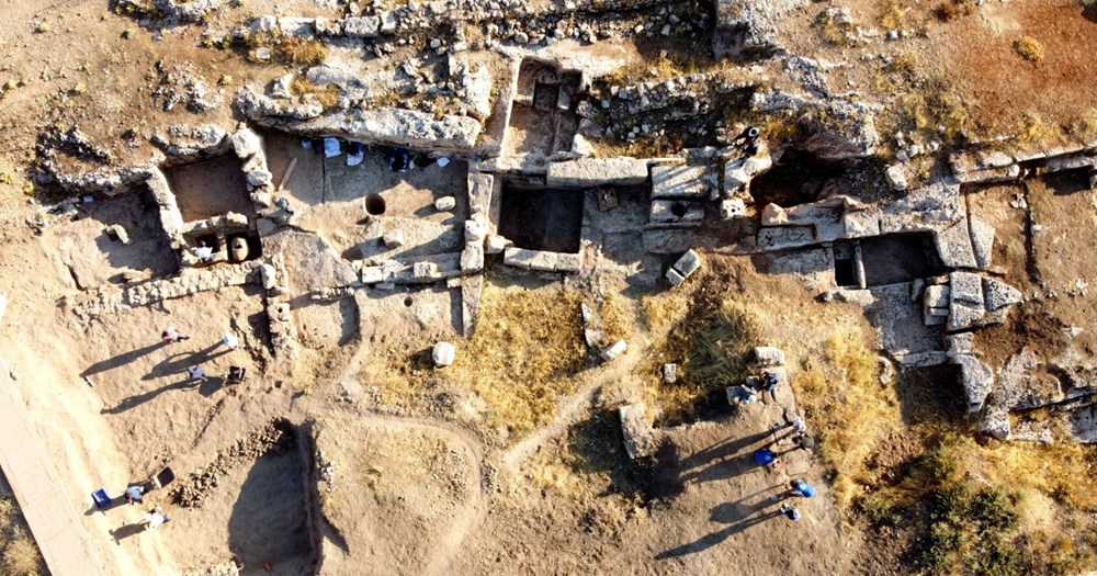 Adıyaman'daki Perre Antik Kent'teki kazılarda 9 adet üzüm işliği bulundu - 1