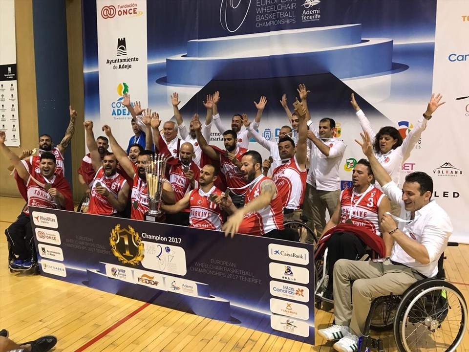 Tekerlekli Sandalye Basketbol takımımız Avrupa şampiyonu oldu - 1