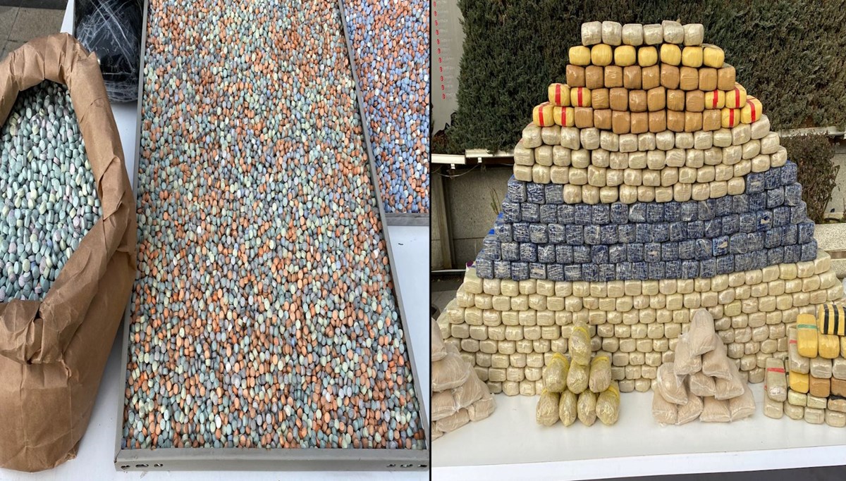 ‘Yılbaşı temizliği’ operasyonu: Bir haftada 1 ton uyuşturucu ele geçirildi