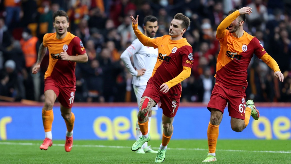 Galatasaray'da 7 haftalık galibiyet hasreti bitti Galatasaray'da 7 haftalık galibiyet hasreti bitti