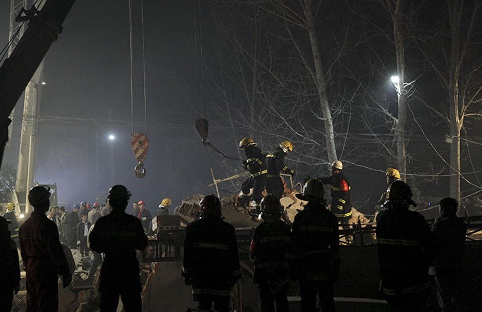 Çin'de bina çöktü: 17 ölü - 1