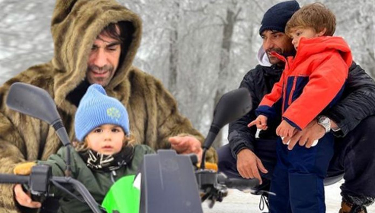 İbrahim Çelikkol'dan oğlu Ali ile yeni pozlar