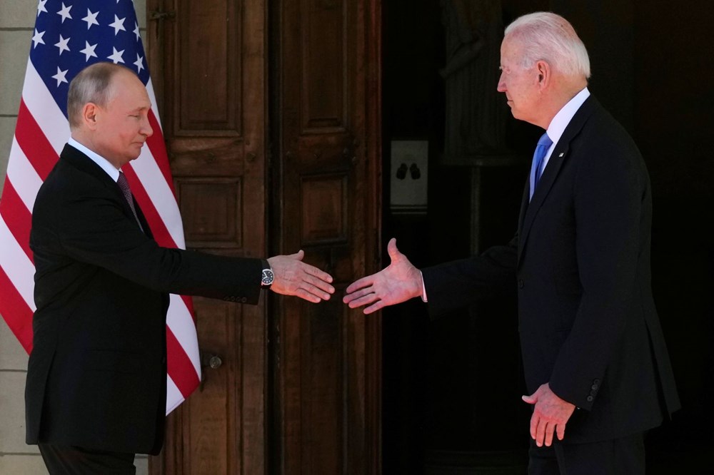 ABD Başkanı Biden ve Rus Devlet Başkanı Putin'in görüşmesi başladı: Zirveden kareler - 5