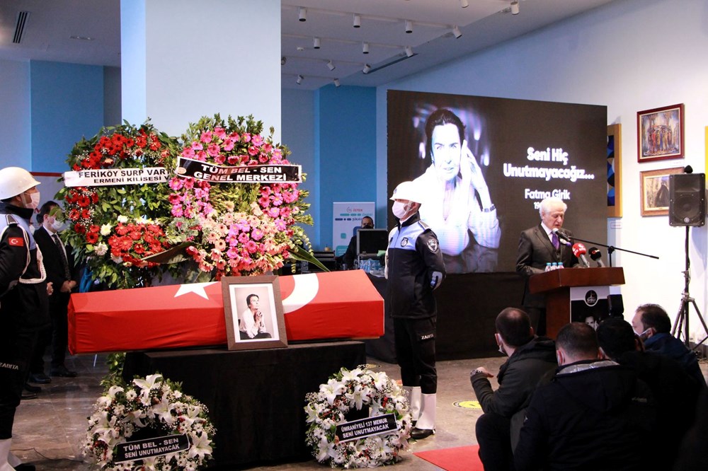 Usta oyuncu Fatma Girik son yolculuğuna uğurlandı - 73