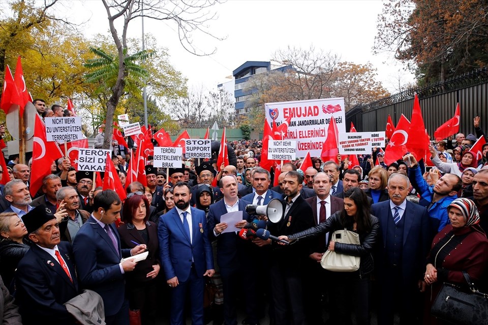 Almanya'nın Ankara Büyükelçiliği önünde protesto - 3