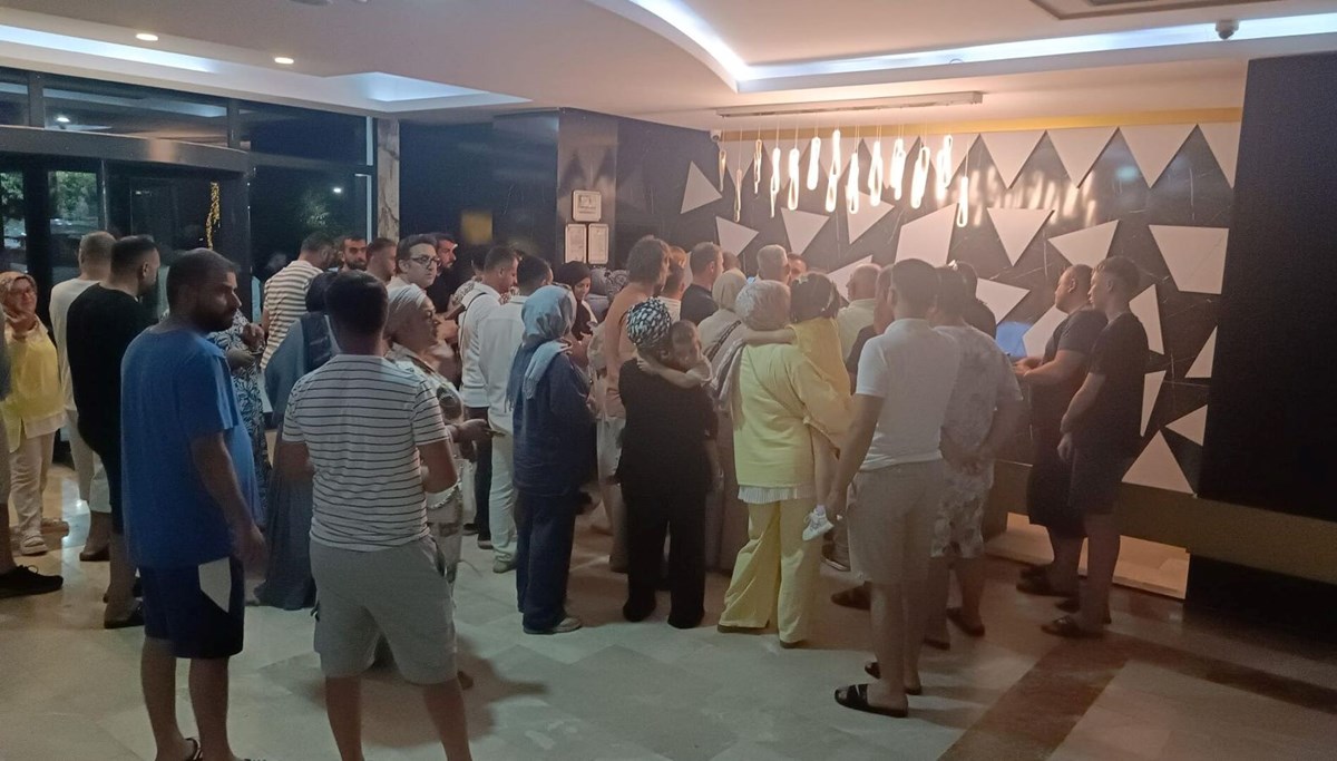 Bodrum'da turistlerden otele tepki