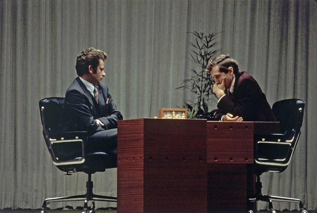 Fischer ve Spassky Yüzyılın Maçında Fotoğraf: AP