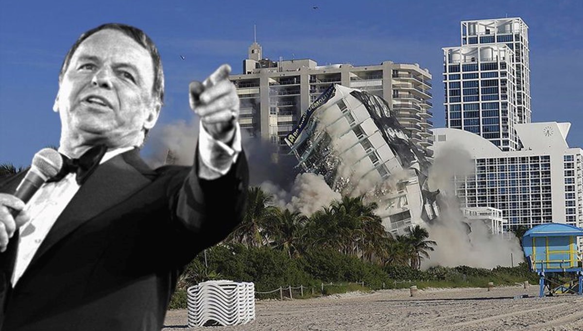 Beatles, Tom Jones, Frank Sinatra ve John F. Kennedy gibi yıldız isimleri ağırlayan Deauville Oteli saniyeler içinde yıkıldı
