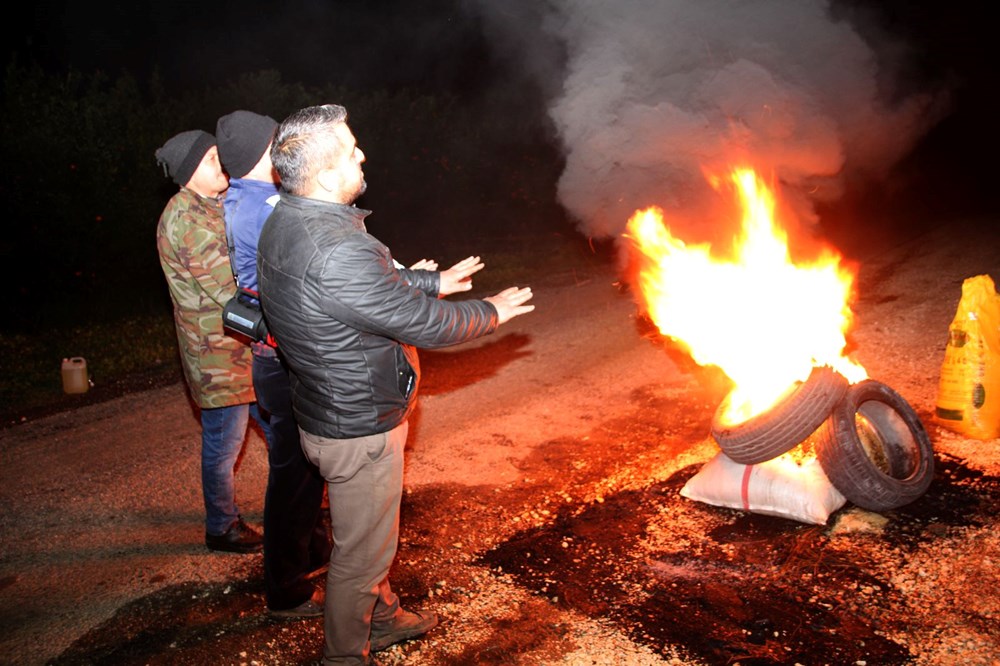 Mersin'de çiftçiler zirai don nöbetinde - 6