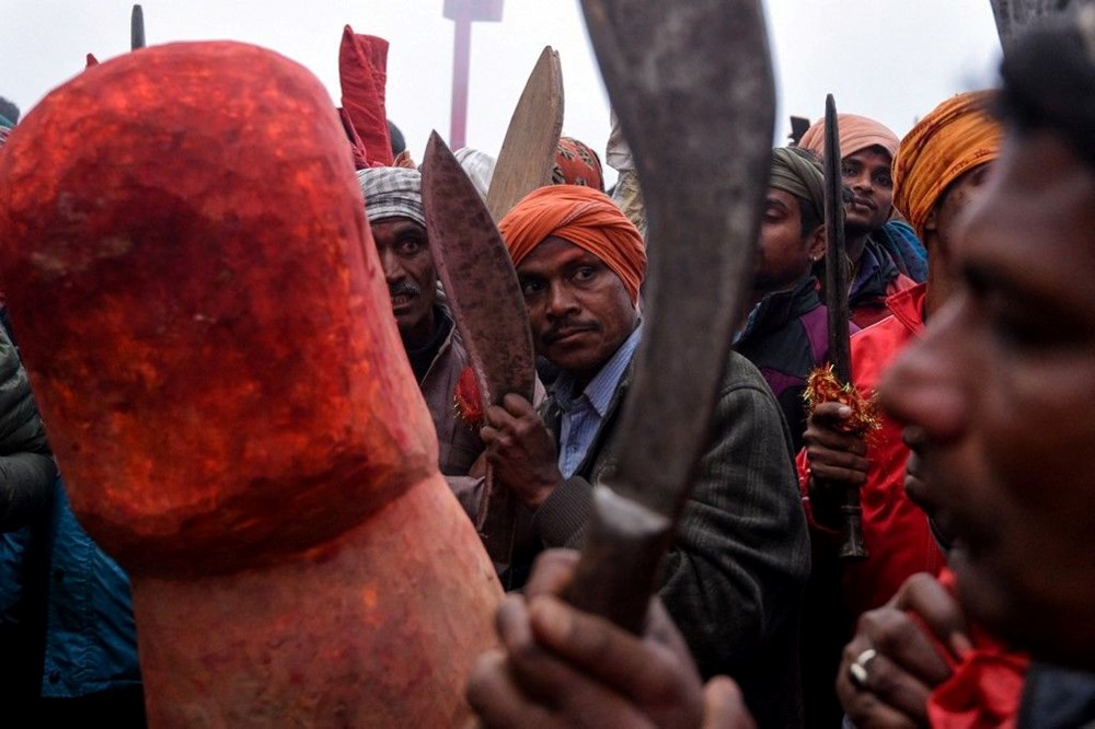 200 yıllık Hindu geleneği: Dünyanın en kanlı bayramı başladı - 1