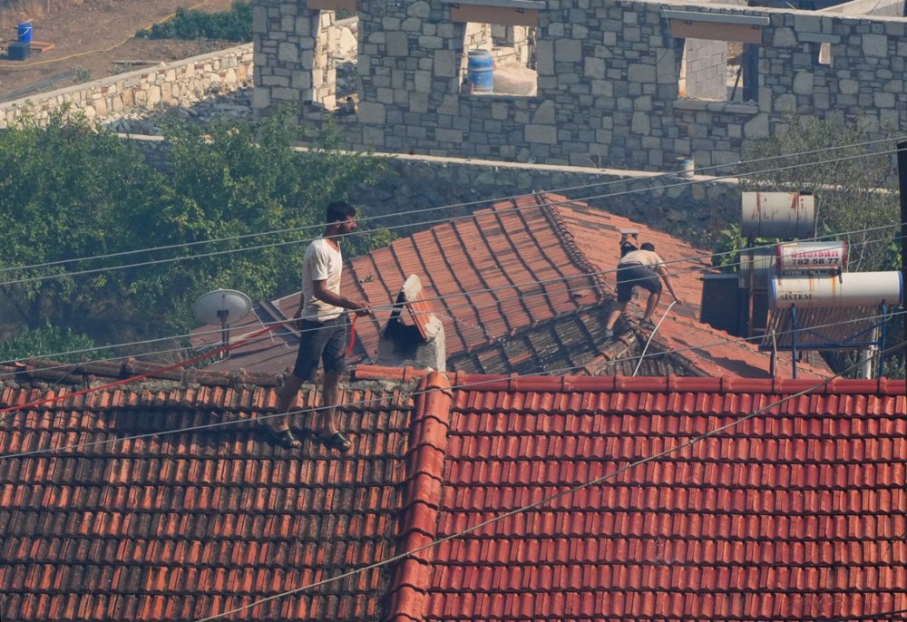 İzmir'in Selçuk ve Menderes ilçelerinde yangın: Ekiplerin müdahalesi sürüyor - 8