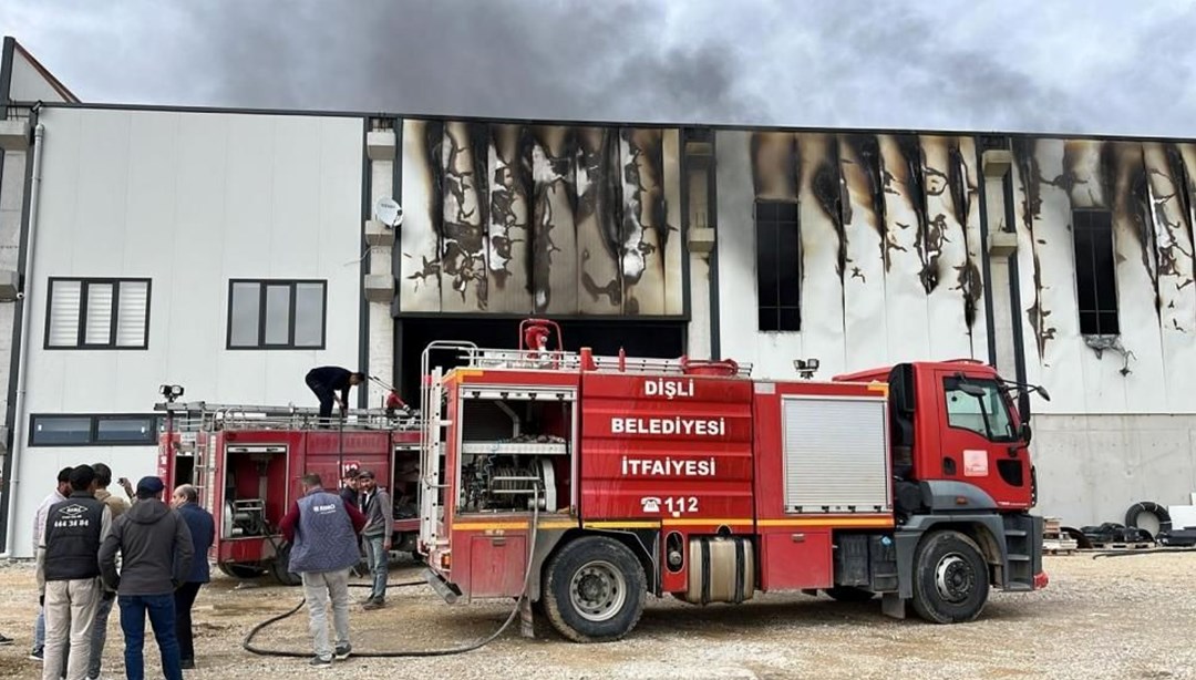 Afyonkarahisar'da fabrika yangını