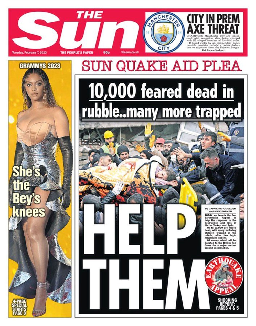 Kahramanmaraş merkezli depremler dünya manşetlerinde: Yüzyılın en güçlü depremi - 7