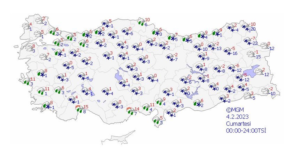 Meteoroloji'den 42 il için kar yağışı uyarısı (İstanbul, Ankara ve diğer illerde bugün hava nasıl olacak?) - 14