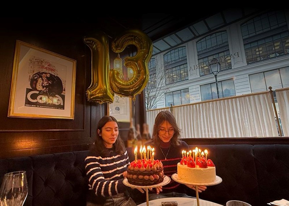 Tuba Büyüküstün ile Onur Saylak'ın ikiz kızları 13 yaşında - 5