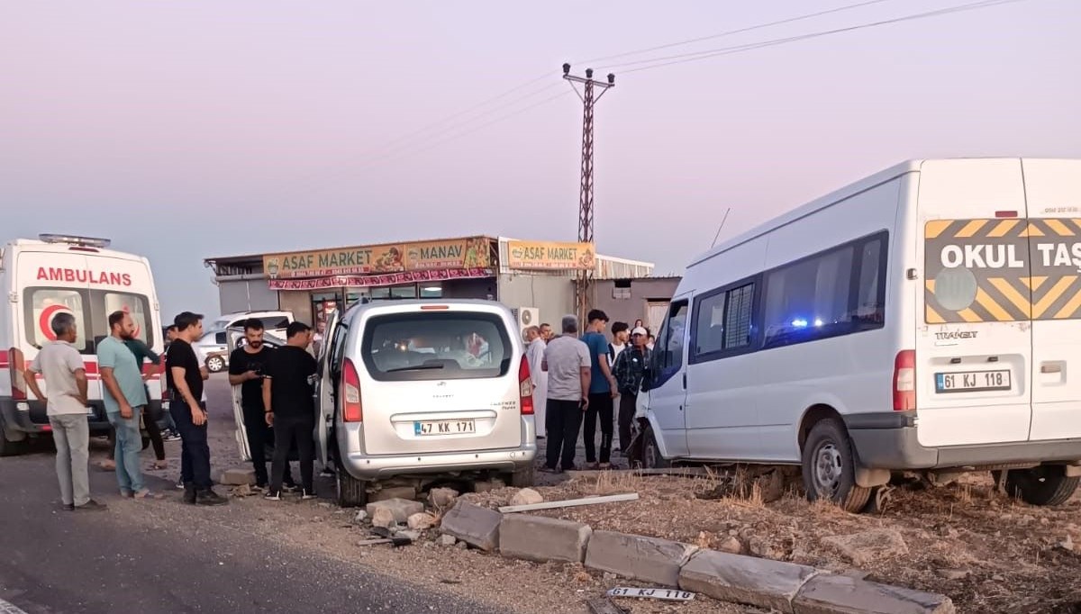 Mardin'de zincirleme kaza