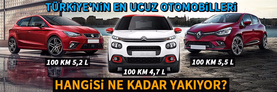 Hangi araç ne kadar yakıt harcıyor? (Türkiye'de 80 bin TL altında satılan otomobiller)