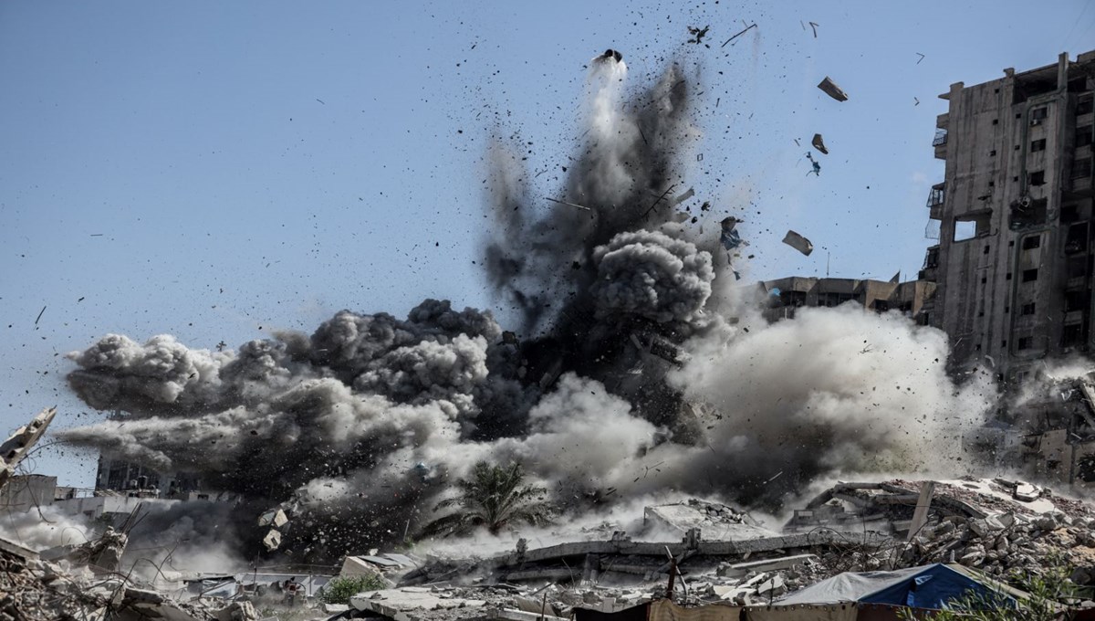 İsrail ordusu, Gazze'de bir binaya daha saldırdı