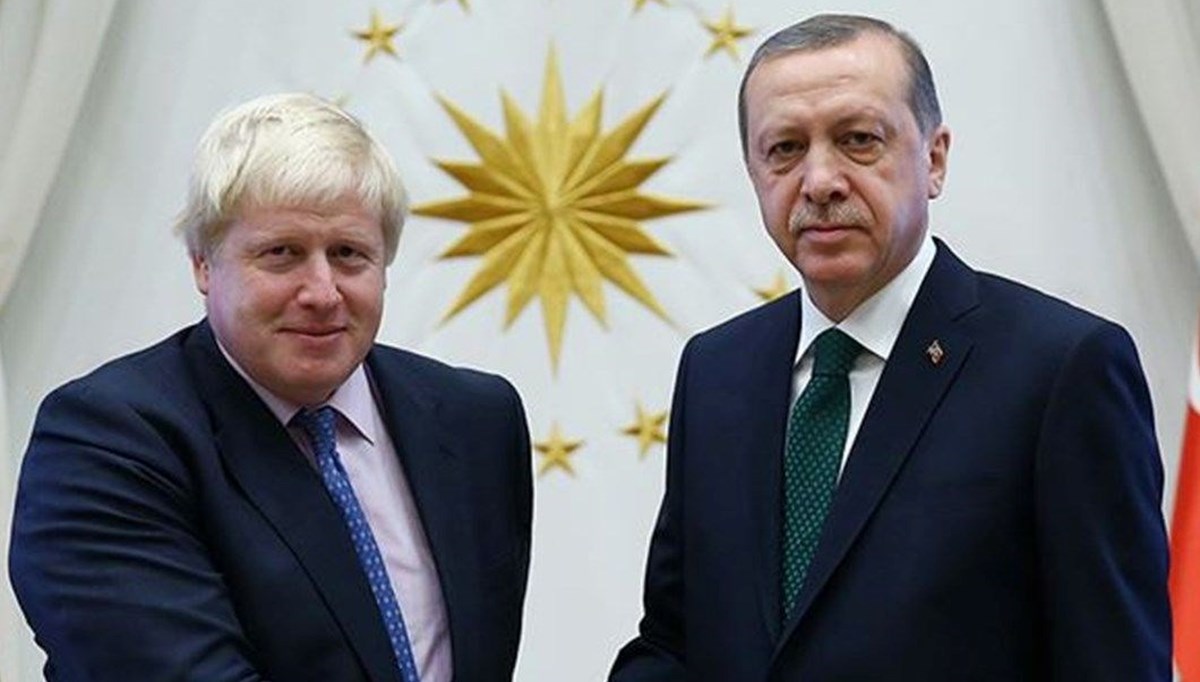 Cumhurbaşkanı Erdoğan, Birleşik Krallık Başbakanı Johnson ile telefonda görüştü