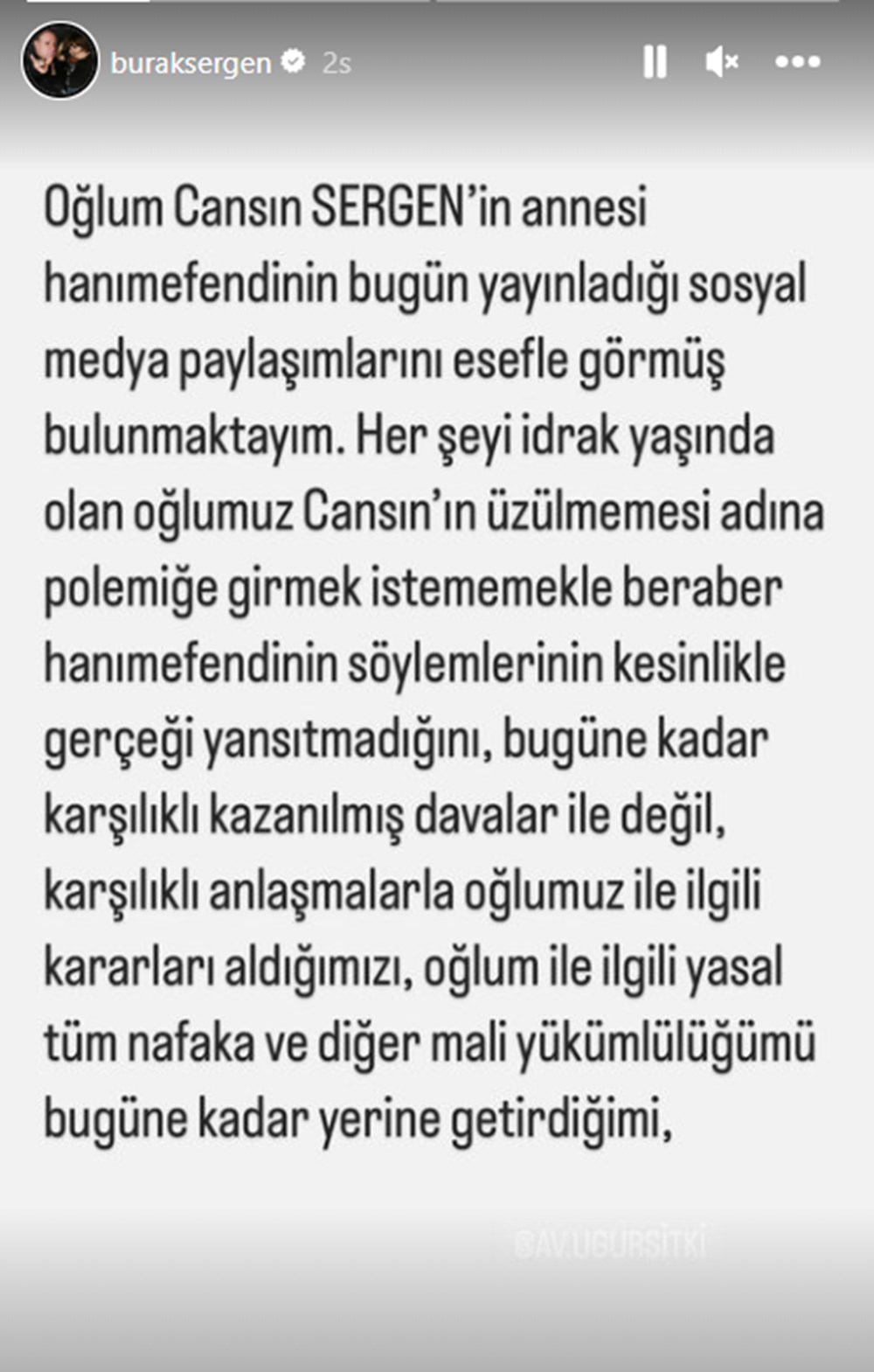 Burak Sergen ile Işıl Sergen arasında nafaka krizi - 5