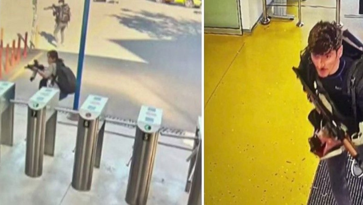 TUSAŞ'a saldırı anı ve teröristlerin görüntüleri TUSAŞ'a saldırı anı ve teröristlerin görüntüleri