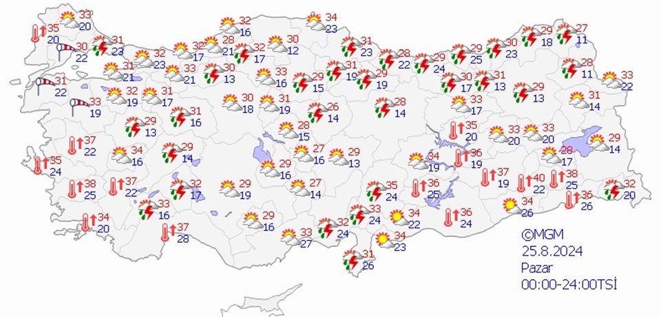 Hafta sonu hava nasıl olacak? 24-25 Ağustos hava durumu tahminleri - 2