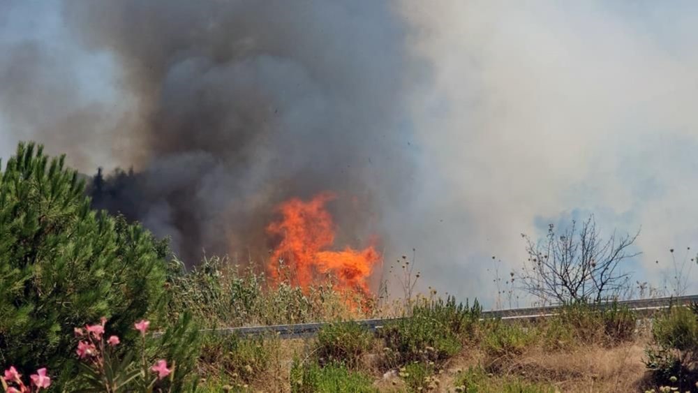 Urla ve Bodrum'da yangın (Havadan ve karadan müdahale ediliyor) - 6