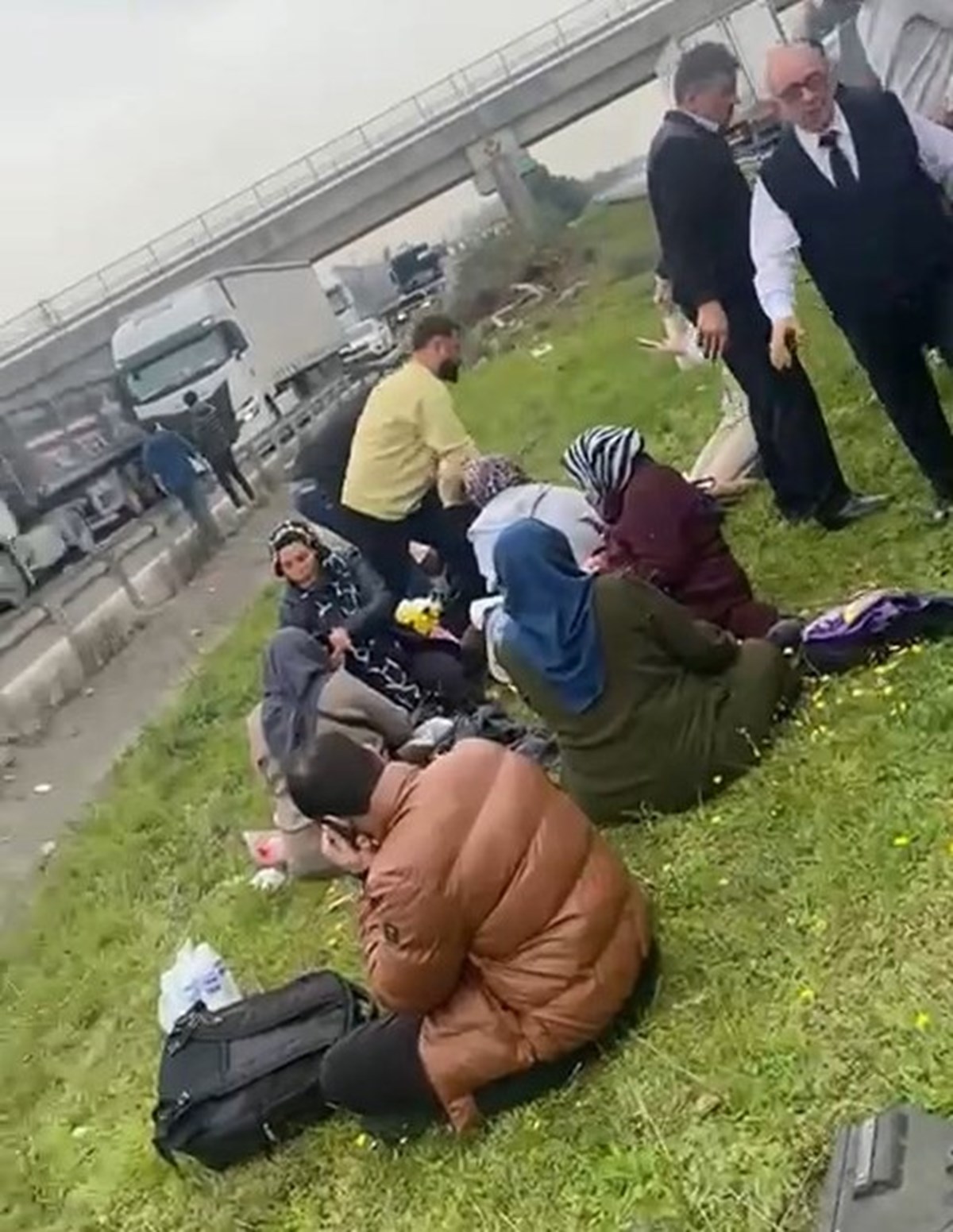 Anadolu Otoyolu'nda yolcu otobüsü kazası: Yaralılar var