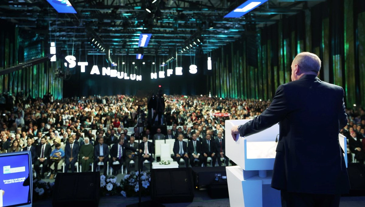 Cumhurbaşkanı Erdoğan'dan, Atatürk Havalimanı Millet Bahçesi paylaşımı