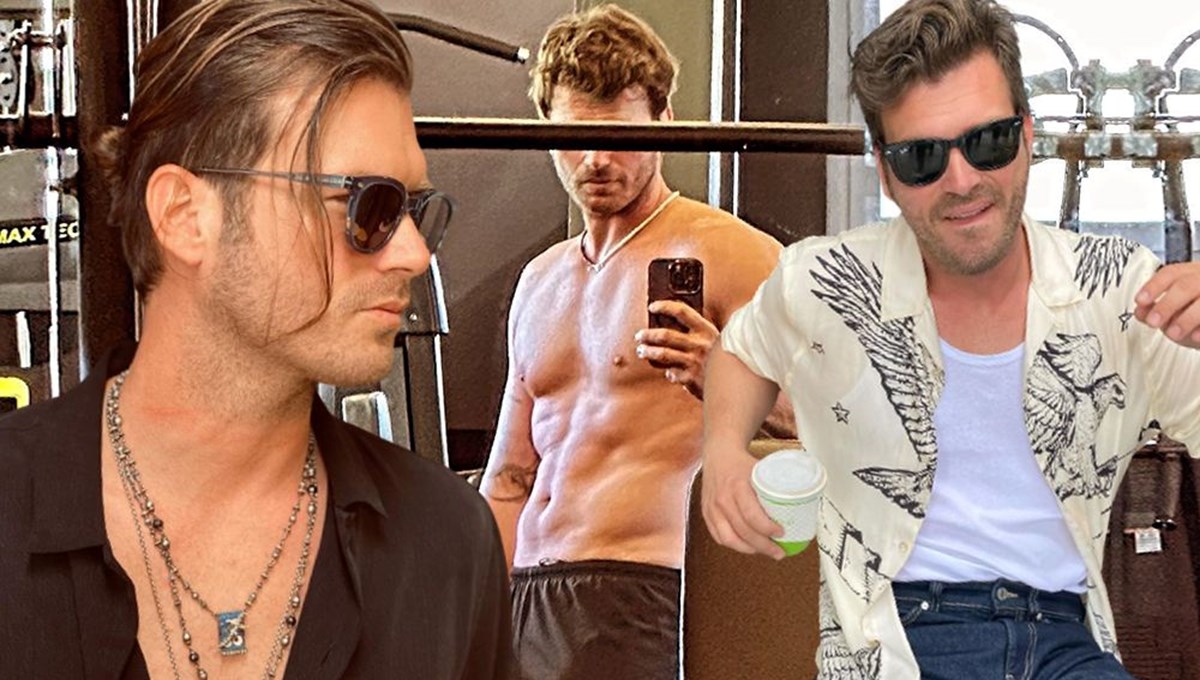 Kıvanç Tatlıtuğ'dan spor sonrası poz Kıvanç Tatlıtuğ'dan spor sonrası poz