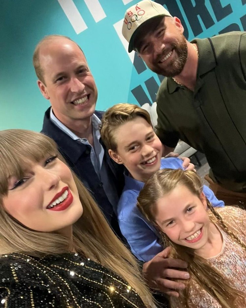 Taylor Swift paylaştı: Prens William ve çocuklarıyla konser pozu - 3