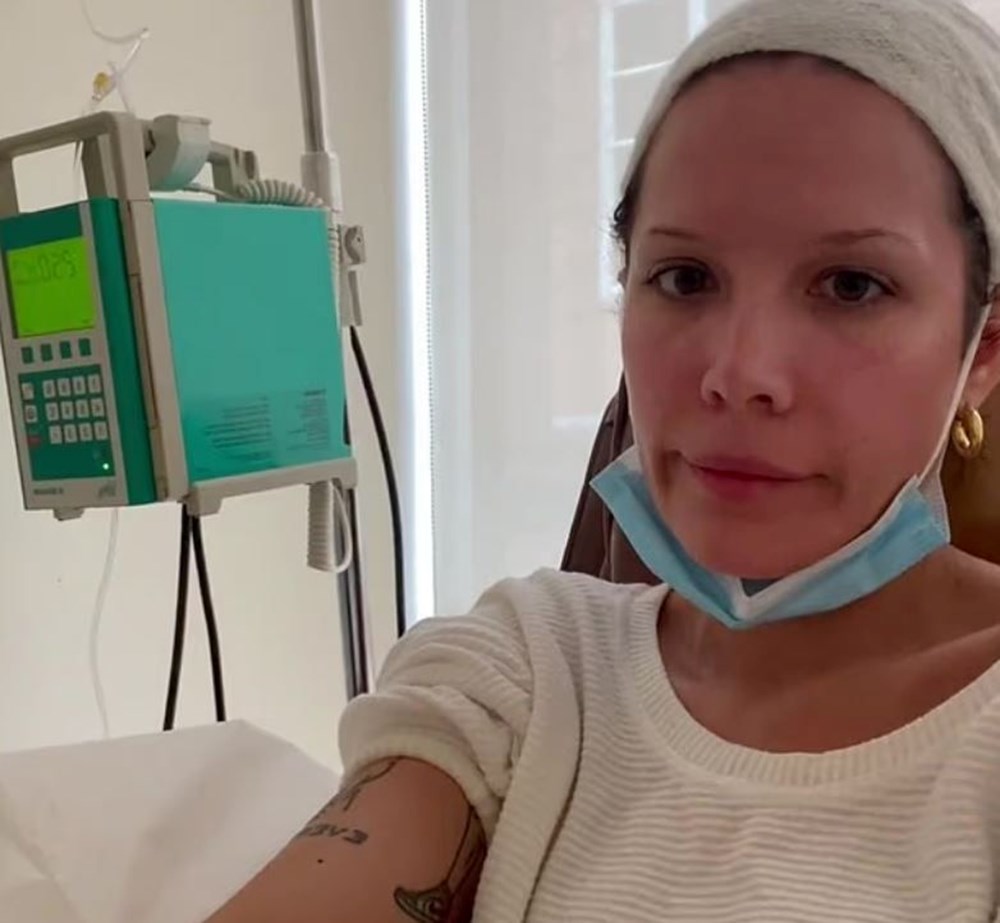 Kemoterapi tedavisi gören Halsey, sağlık durumu hakkında konuştu - 4