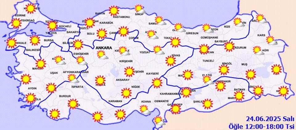 Meteoroloji'den uyarı: Hava sıcaklıkları artacak - 2