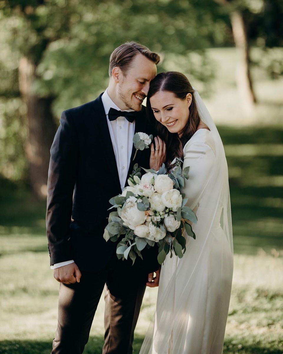 Raikkonen'in Instagram hesabında sadece düğünden 2 fotoğraf yer alıyor.