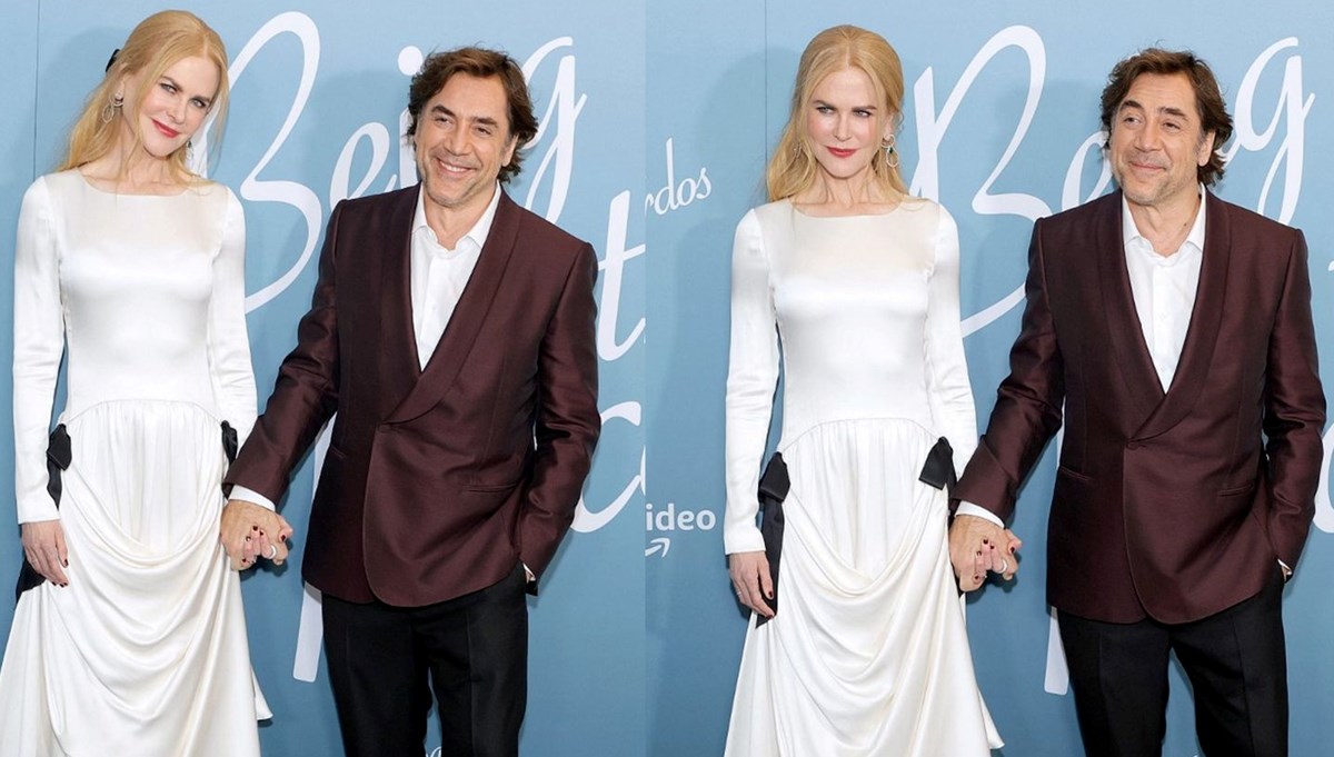 Nicole Kidman ve Javier Bardem Being the Ricardos filmi galasında
