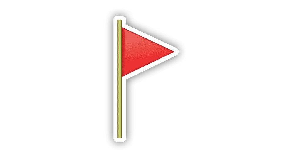 Twitter'da son günlerde sıklıkla kullanılan kırmızı bayrak emojisinin anlamı ne? - 1