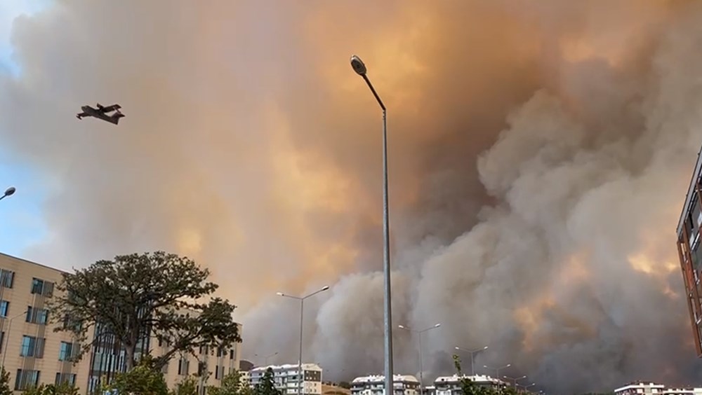 Çanakkale'de orman yangını (Alevlerle mücadelede son durum) - 11