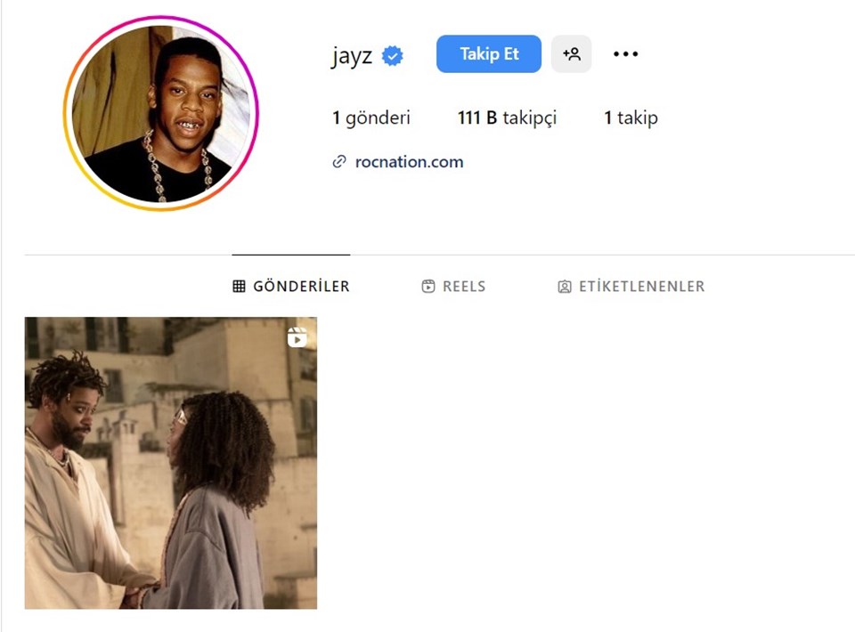 Beyonce'nin eşi rapçi Jay-Z sosyal medyaya geri döndü - 1