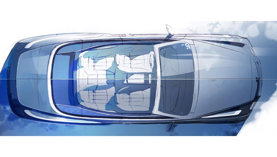 Bentley Mulsanne modelinin üstünü açıyor