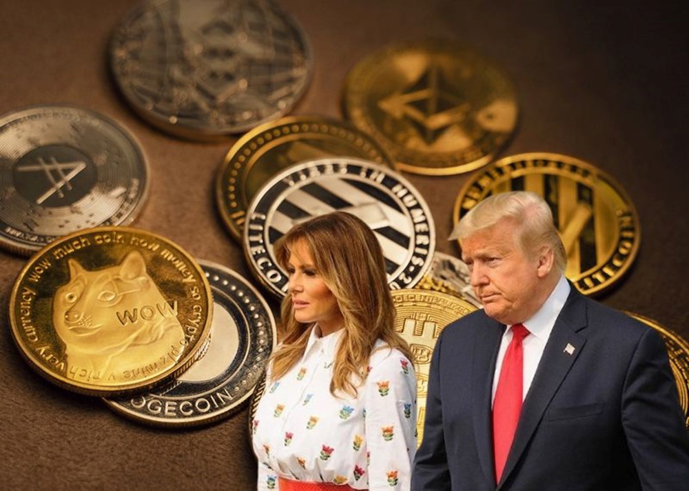 Trump'tan sonra Melania de coin çıkarttı! 24 saatte 500'den fazla kişi milyoner oldu - 1