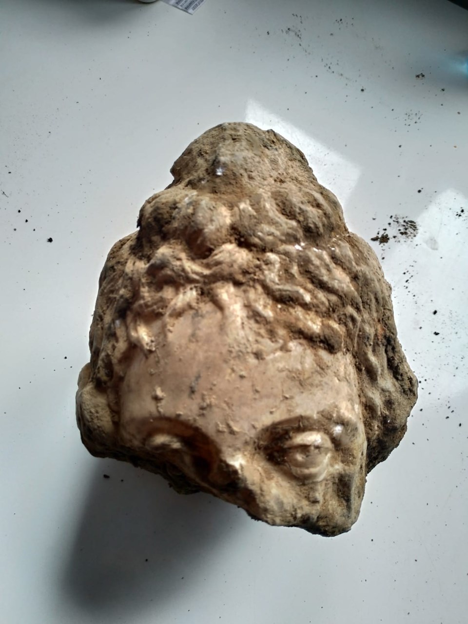 Düzce Konuralp’teki kazıda heykel başı bulundu - 1