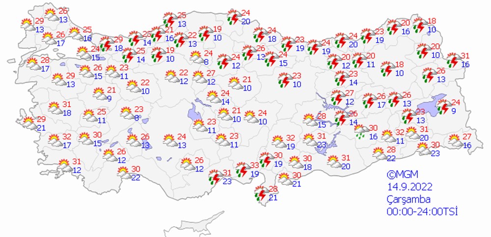 Meteoroloji uyardı: Şiddetli ve ani yağışlar geri dönüyor (Bugün hava nasıl olacak?) - 7