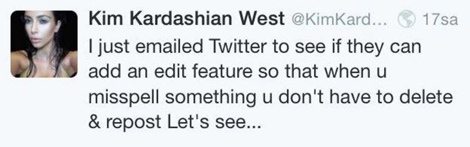 Kim Kardashian istedi Twitter değiştiriyor! - 1